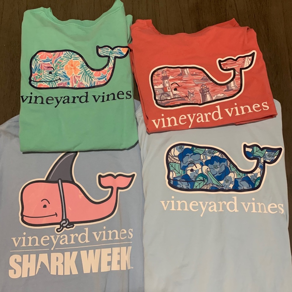 4- Men’s 2XL Vineyard Vines Short Sleeve T Shirts